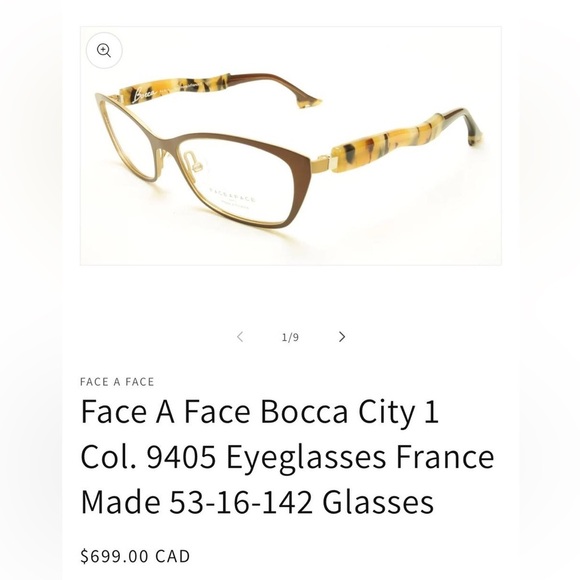 Face A Face Bocca City 1 Eyeglasses
Handmade in France - Picture 5 of 10